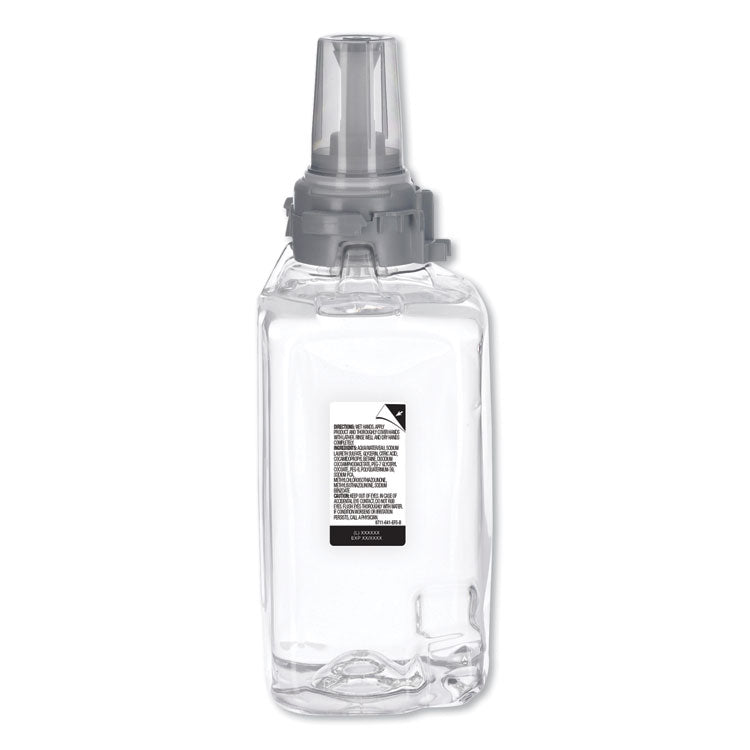 Clear and Mild Foam Handwash, For ADX-12 Dispenser, Fragrance-Free, 1,250 mL