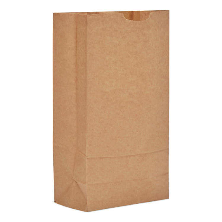 Grocery Paper Bags, #10 Size, 7 x 4.38 x 13.75 , Natural, 2,000/Bundle