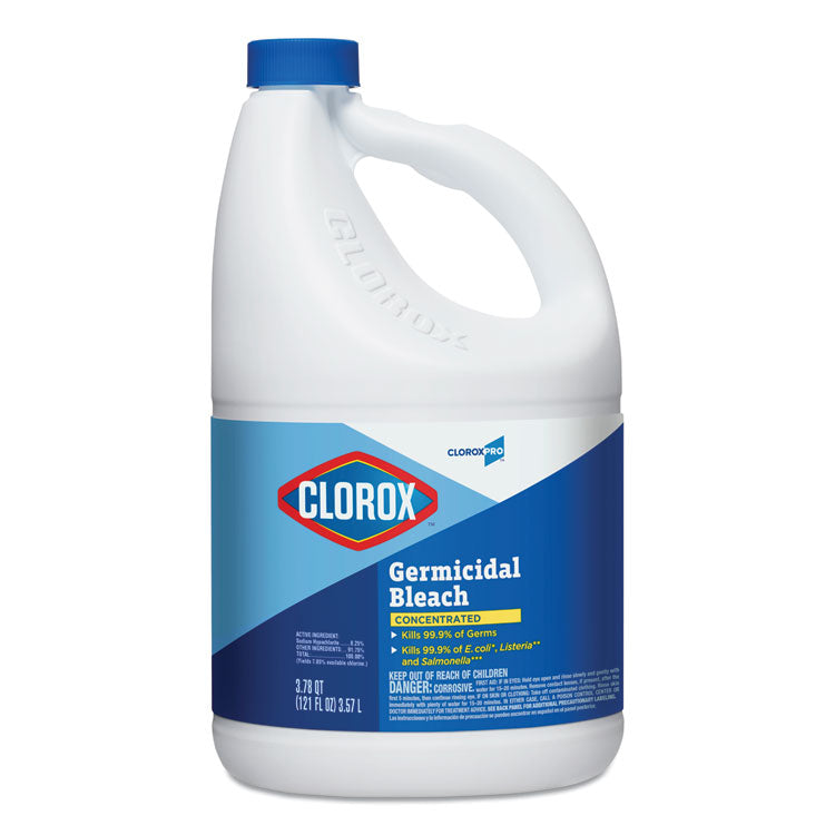 Concentrated Germicidal Bleach, Regular, 121 oz Bottle