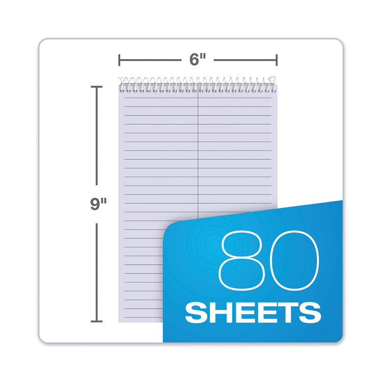 Prism Steno Pads, Gregg Rule, Orchid Cover, 80 Orchid 6 x 9 Sheets, 4/Pack