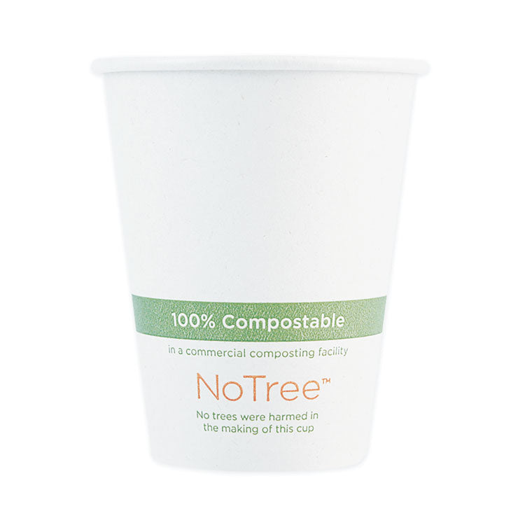 NoTree Paper Hot Cups, 4 oz, Natural, 1,000/Carton