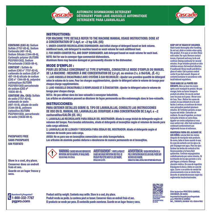 Automatic Dishwasher Detergent Powder, Fresh Scent, 75 oz Box