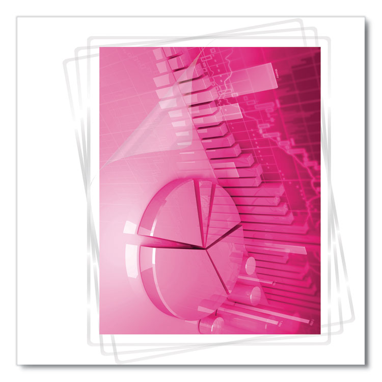 Laminating Pouches, 10 mil, 9" x 11.5", Gloss Clear, 50/Pack