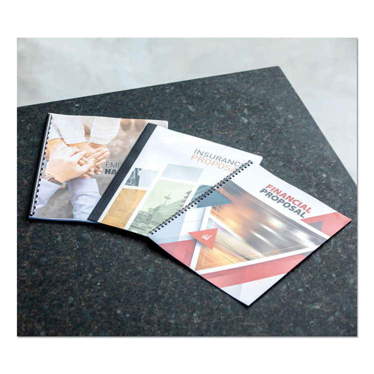 Wire Bindings, 1/4" Diameter, 35 Sheet Capacity, Black, 25/Pack