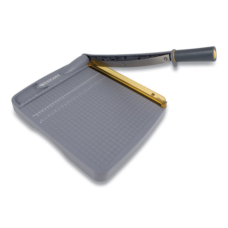 Titanium Bonded Guillotine Trimmer, 10 Sheets, 12 Cut Length, Plastic Base