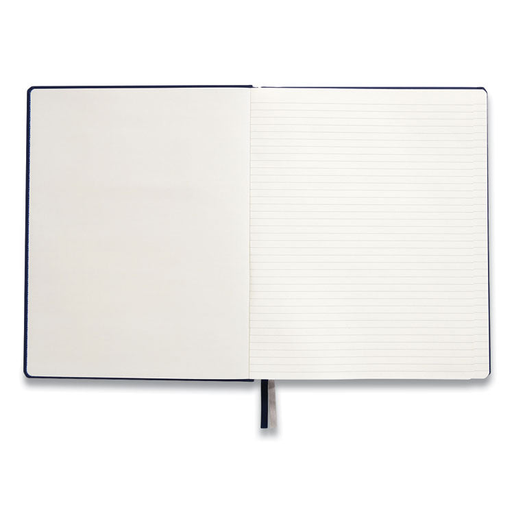 Hardcover Business Journal, 1-Subject, Narrow Rule, Blue Cover, (96) 10 x 8 Sheets