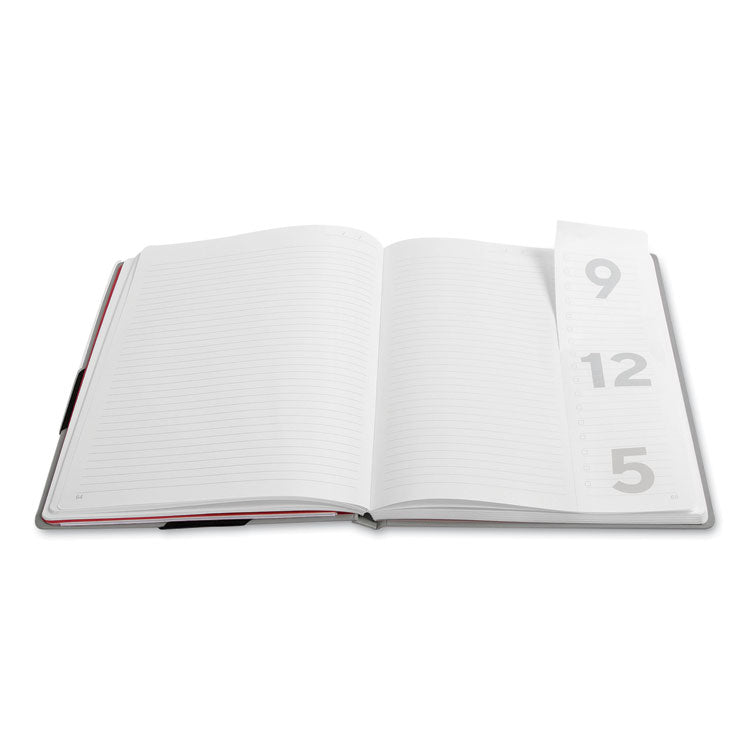 Large Starter Journal, 1-Subject, Narrow Rule, Gray Cover, (192) 10 x 8 Sheets