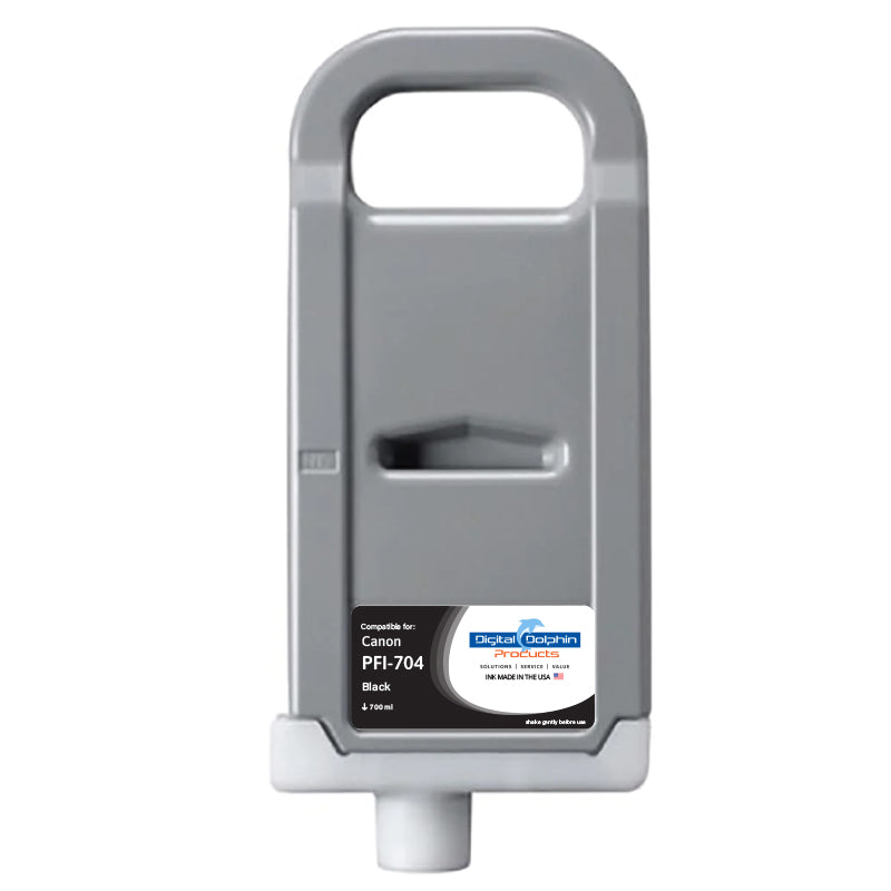 Digital Dolphin Products Compatible Replacement Ink Cartridge for Canon PFI-704, 700 mL