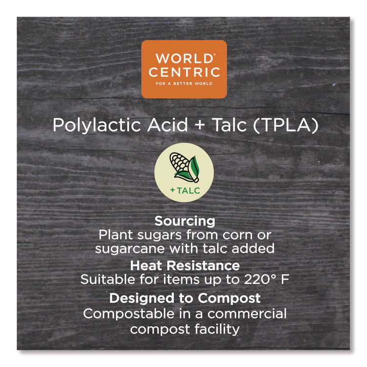 TPLA Compostable Cutlery, Knife, 6.7 , White, 1,000/Carton