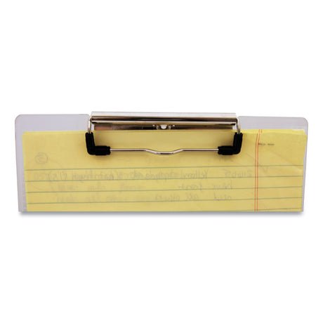 Acrylic Clipboard, 0.5" Clip Capacity, Holds 8.5 x 11 Sheets, Clear
