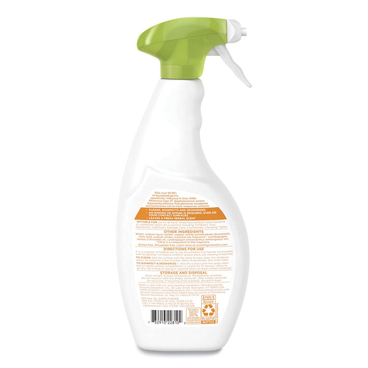 Botanical Disinfecting Multi-Surface Cleaner, 26 oz Spray Bottle