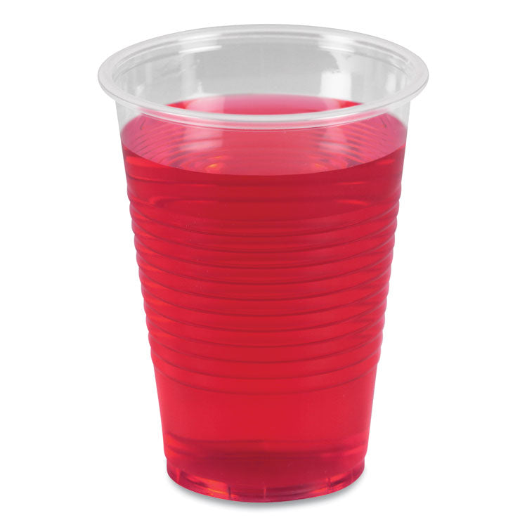 Translucent Plastic Cold Cups, 9 oz, Polypropylene, 100 Cups/Sleeve, 25 Sleeves/Carton