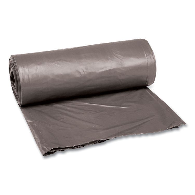 Low-Density Waste Can Liners, 30 gal, 0.95 mil, 30 x 36 , Gray, Perforated Roll, 25 Bags/Roll, 4 Rolls/Carton