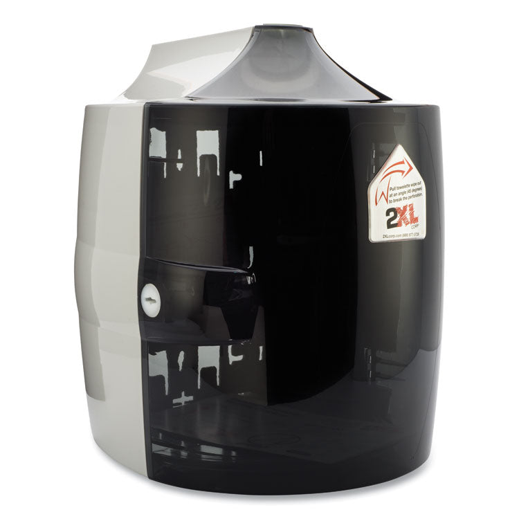 Contemporary Wall Mount Wipe Dispenser, 11 x 11 x 13, Smoke Gray