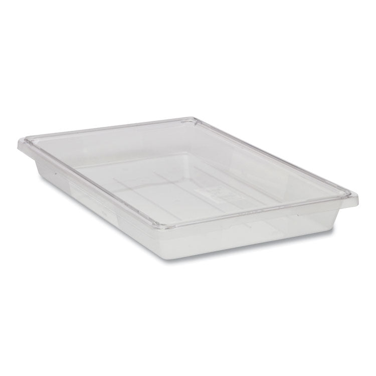 Food/Tote Boxes, 5 gal, 26 x 18 x 3.5, Clear, Plastic