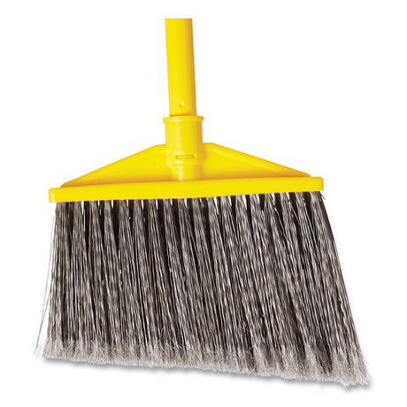 7920014588208, Angled Large Broom, 46.78" Handle, Gray/Yellow