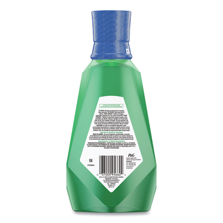 + Scope Mouth Rinse, Classic Mint, 1 L Bottle, 6/Carton