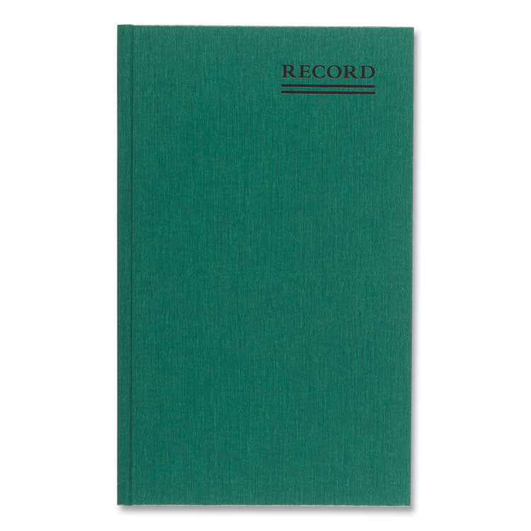 Emerald Series Account Book, Green Cover, 12.25 x 7.25 Sheets, 150 Sheets/Book