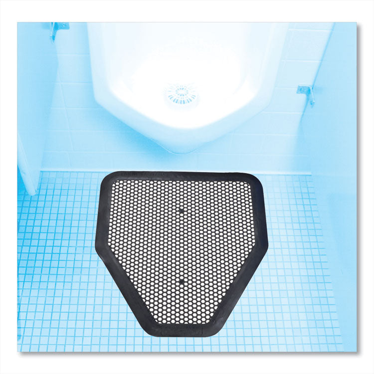 Deo-Gard Disposable Urinal Mat, Charcoal, Mountain Air, 17.5 x 20.5, 6/Carton