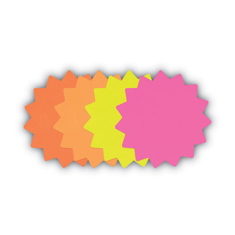 Die Cut Paper Signs, 4 Round, Assorted Colors, Pack of 60 Each