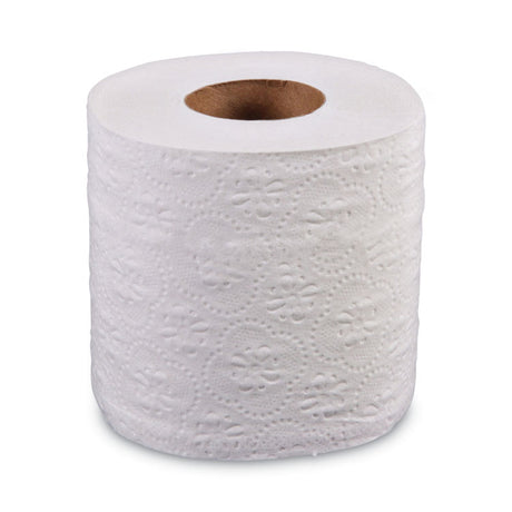 2-Ply Toilet Tissue, Standard, Septic Safe, White, 4 x 3, 500 Sheets/Roll, 96 Rolls/Carton