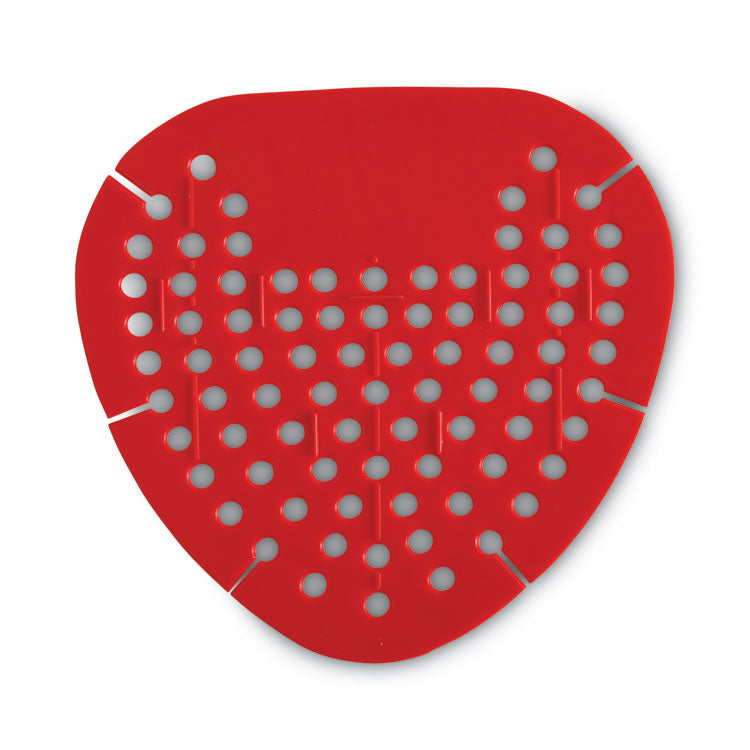 Urinal Screen, Cherry Scent, 3.5 oz, Red, Dozen