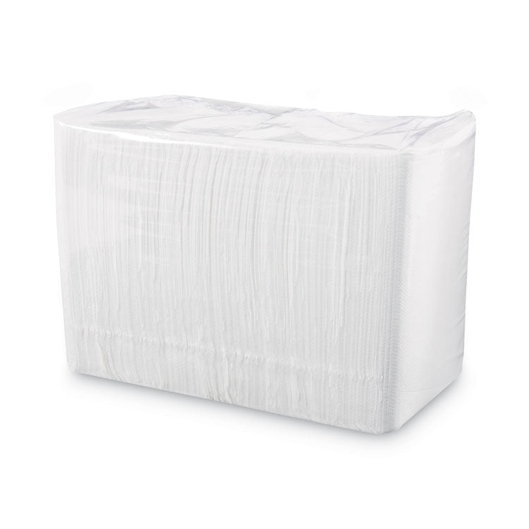 1/4-Fold Lunch Napkins, 1-Ply, 11.8 x 11.2 , White, 6,000/Carton