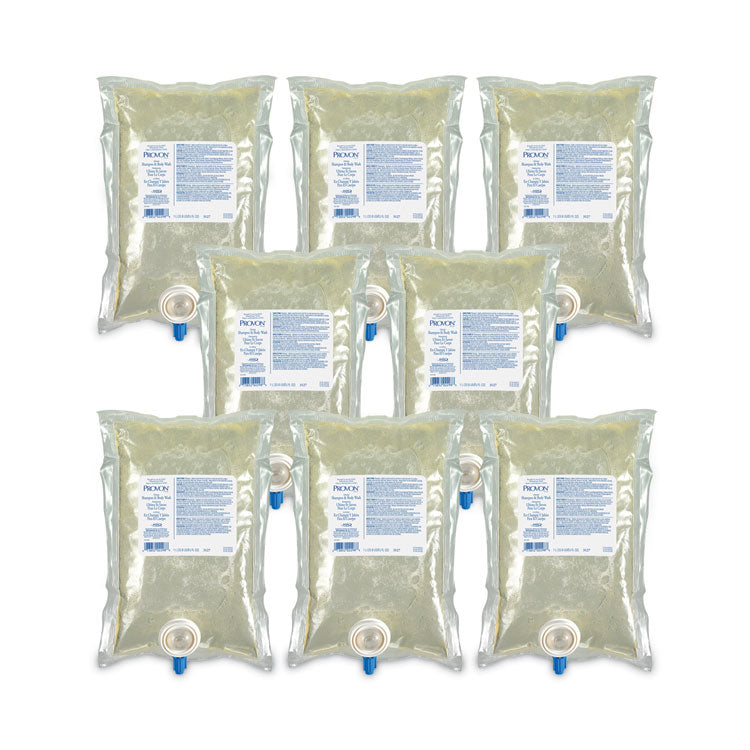 Ultimate Shampoo and Body Wash, Herbal Scent, 1,000 mL Refill, 8/Carton