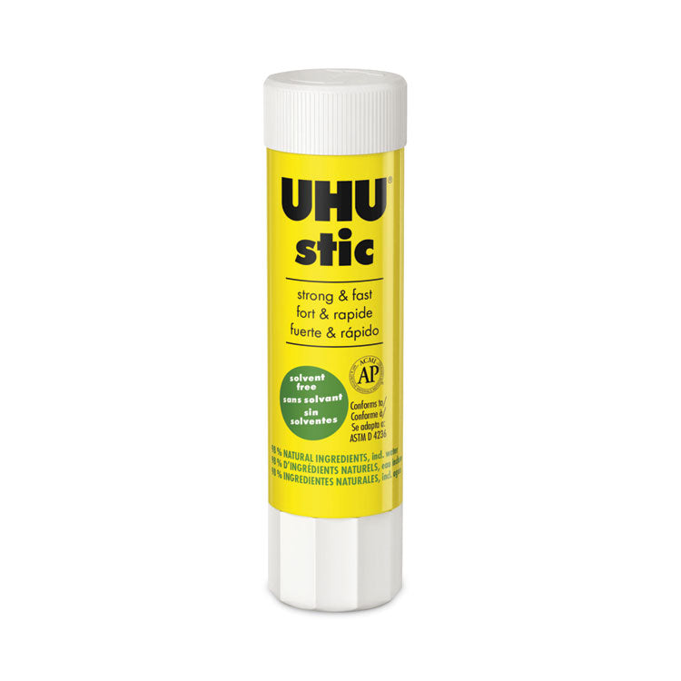 Stic Permanent Glue Stick, 0.29 oz, Dries Clear