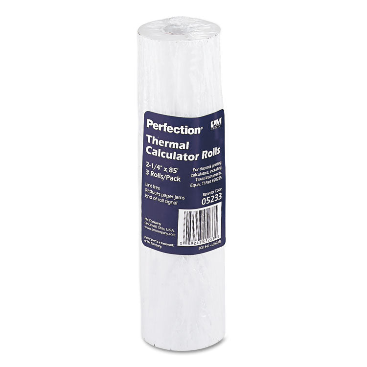 Direct Thermal Printing Thermal Paper Rolls, 2.25" x 85 ft, White, 3/Pack