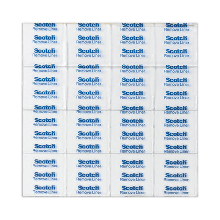Removable Clear Mounting Squares, Holds Up to 0.33 lbs, 0.69 x 0.69, Clear, 35/Pack