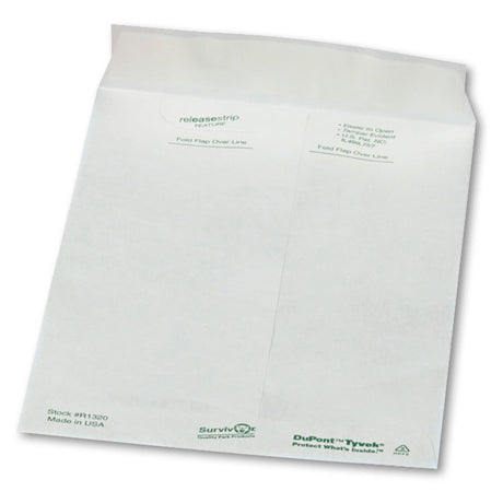 Lightweight 14 lb Tyvek Catalog Mailers, #6 1/2, Square Flap, Redi-Strip Adhesive Closure, 6 x 9, White, 100/Box