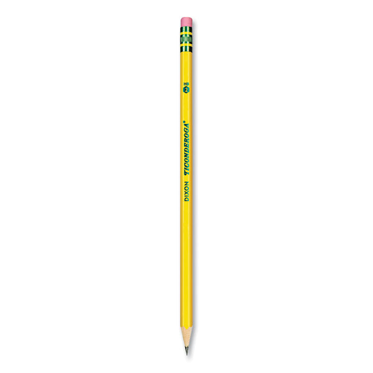 Pre-Sharpened Pencil, HB (#2), Black Lead, Yellow Barrel, Dozen