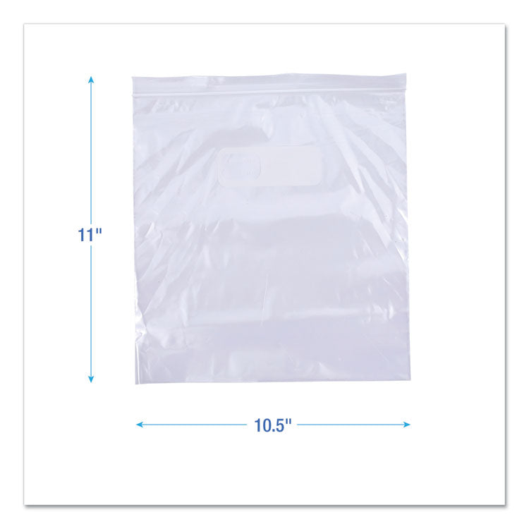 Reclosable Freezer Storage Bags, 1 gal, 10.5" x 11", Clear, 250/Box