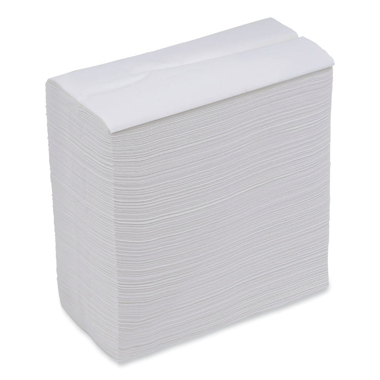 Tallfold Dispenser Napkin, 12 x 7 , White, 500/Pack, 20 Packs/Carton