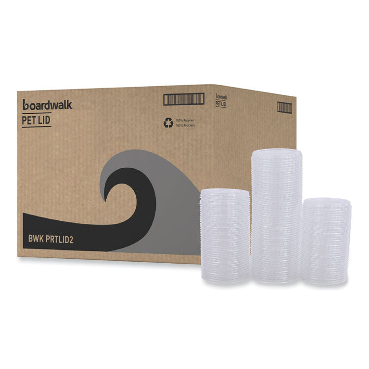 Souffle/Portion Cup Lids, Fits 1.5 oz and 2 oz Portion Cups, Clear, 2,500/Carton