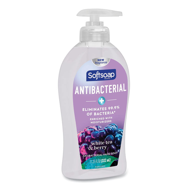 Antibacterial Hand Soap, White Tea and Berry Fusion, 11.25 oz Pump Bottle