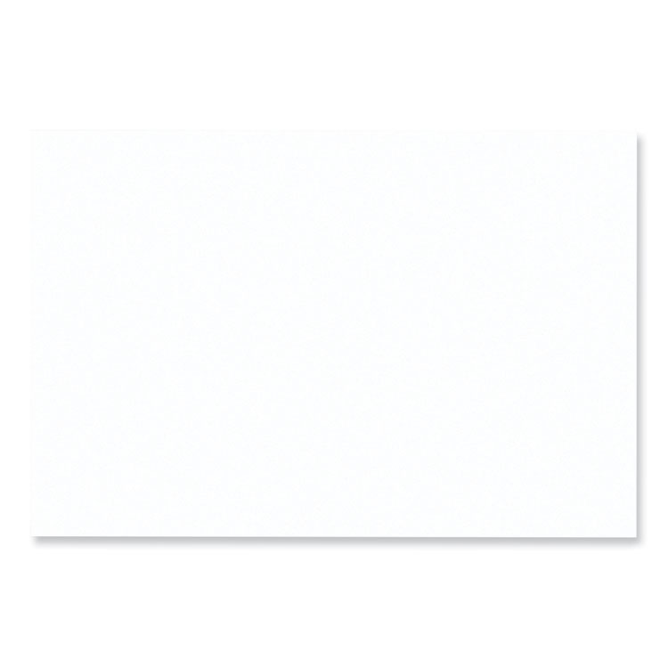 SunWorks Construction Paper, 50 lb Text Weight, 12 x 18, Bright White, 50/Pack