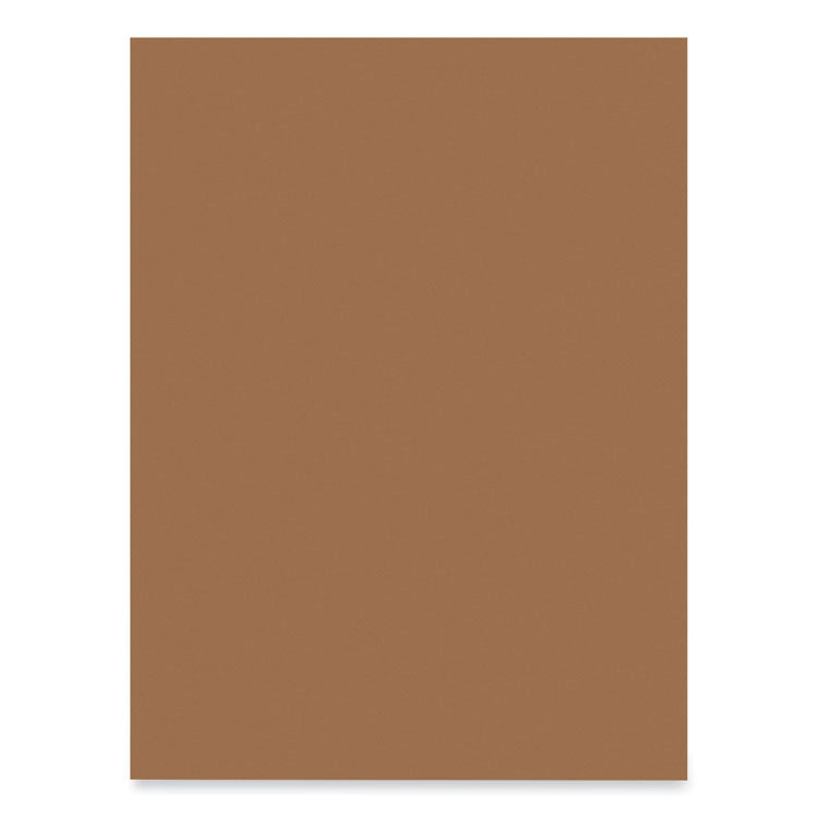SunWorks Construction Paper, 50 lb Text Weight, 9 x 12, Light Brown, 50/Pack