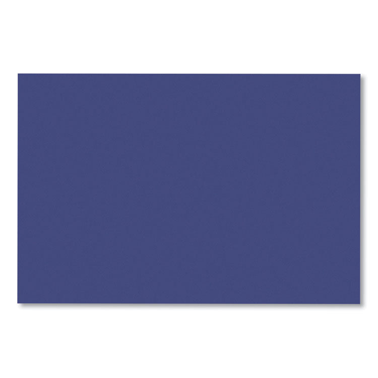 SunWorks Construction Paper, 50 lb Text Weight, 12 x 18, Blue, 50/Pack
