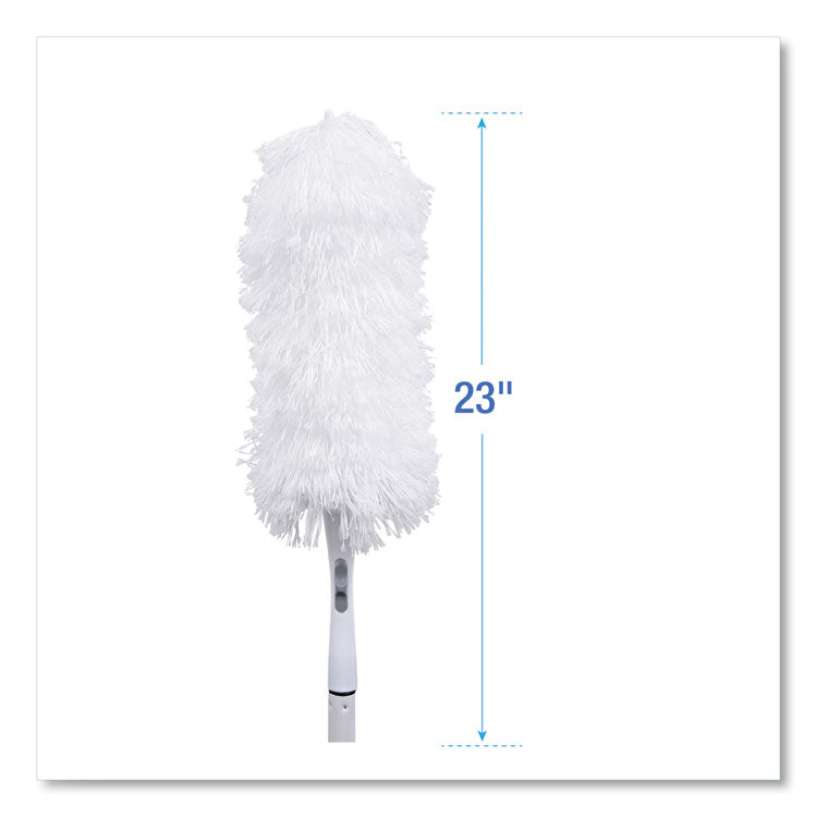 MicroFeather Duster, Microfiber Feathers, Washable, 23", White