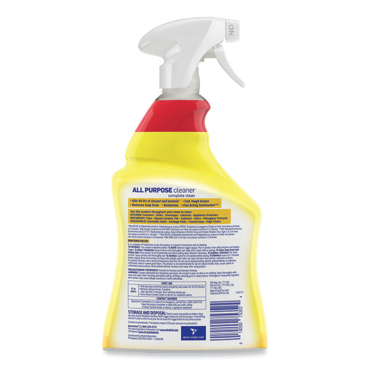 Ready-to-Use All-Purpose Cleaner, Lemon Breeze, 32 oz Spray Bottle