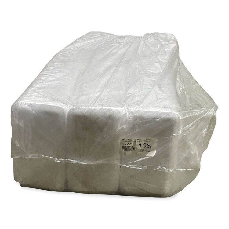 Meat Trays, #10S, 10.93 x 5.75 x 0.63, White, 500/Carton