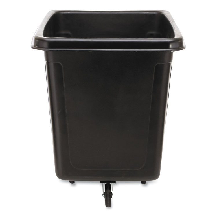 Cube Truck, 59 gal, 300 lb Capacity, Plastic, Black