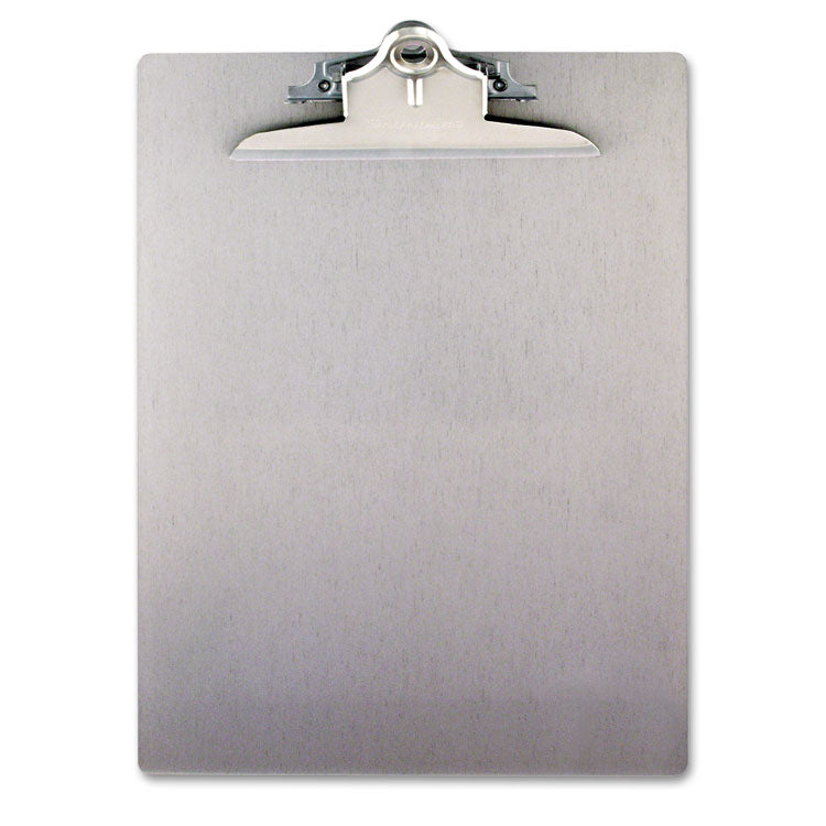 Recycled Aluminum Clipboard with High-Capacity Clip, 1" Clip Capacity, Holds 8.5 x 11 Sheets, Silver