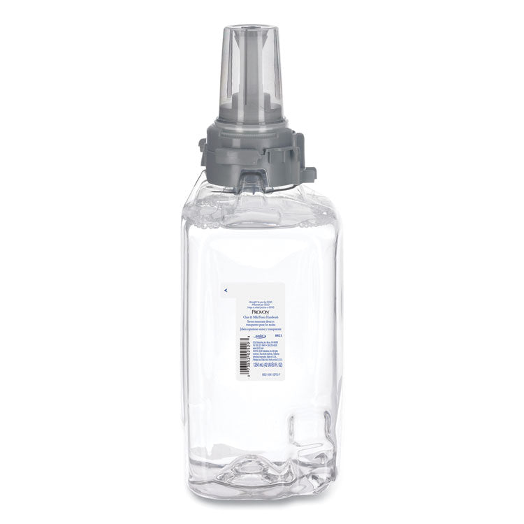 Clear and Mild Foam Hand Wash, Unscented, 1,250 mL Refill, 3/Carton