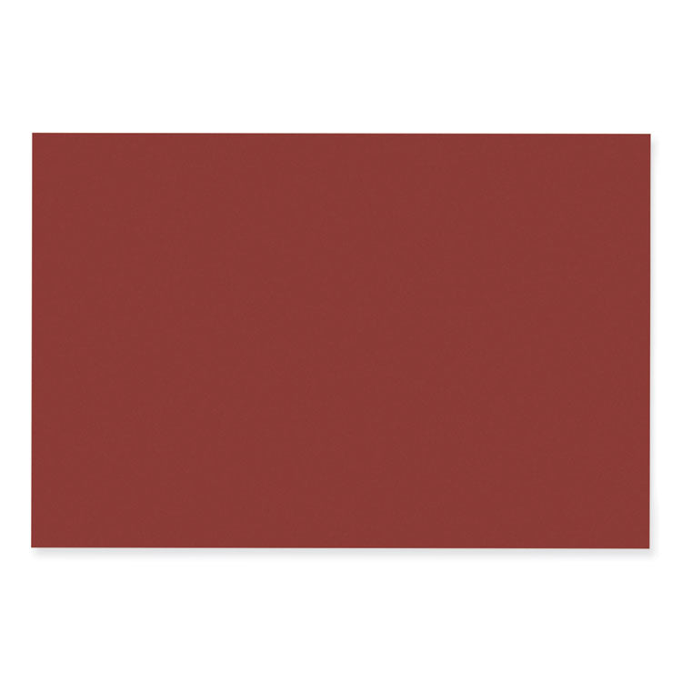 SunWorks Construction Paper, 50 lb Text Weight, 12 x 18, Red, 50/Pack