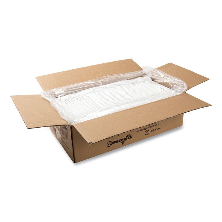 Polypropylene Cutlery, Soda Spoon, 7.87 , White, 1,000/Carton