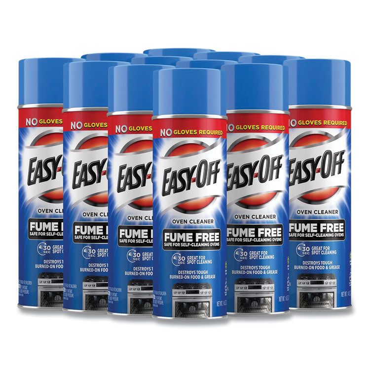 Fume-Free Oven Cleaner, Lemon Scent 14.5 oz Aerosol Spray, 12/Carton