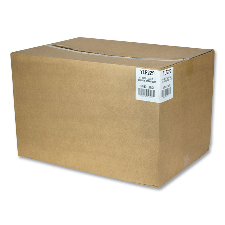 Cold Cup Lids, 12 oz/14 oz/16 oz/20 oz, Clear, 1,680/Carton